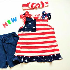 ❤️NWT❤️ USA Shirt Leggings 12M